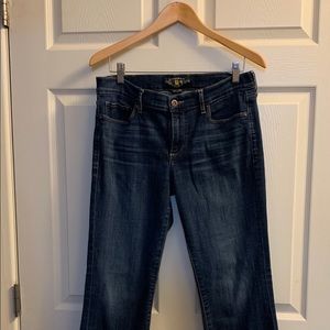 Lucky Brand Sweet Boot blue jeans